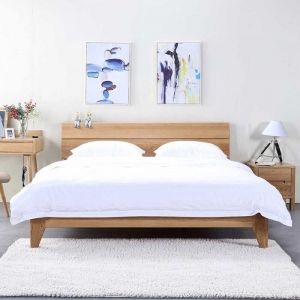 Yasu Nature Solid Oak Bed Frame