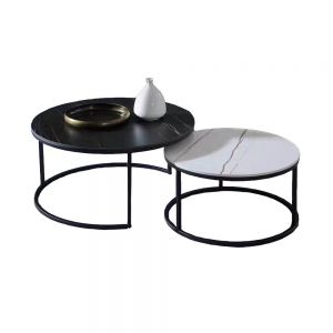 Dix Ceramic Nest Coffee Table Set