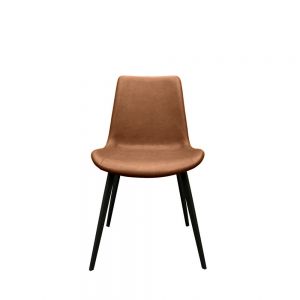 Dix Leather Dining Chair (Tanned Brown)
