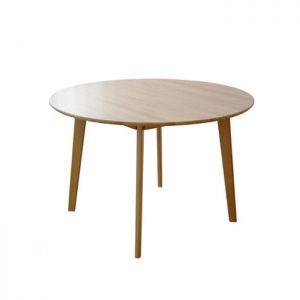 Guri Scandinavian Solid Wood Round Dining Table 