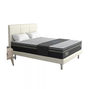 Maxcoil VIRO Sleepworkx 11.5' Pocketed Spring Mattress with Bed Frame 