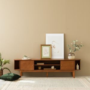 Verso Walnut Living TV Console 1800