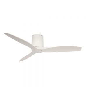 Spin Quincy 3-Blade White Ceiling Fan