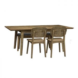 Seth Extendable Dining Set (2 Chairs 1 Bench)