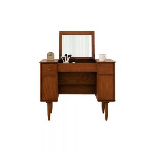 Verso Walnut Flip Dresser / Study Table