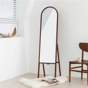 Verso Walnut Standing Mirror