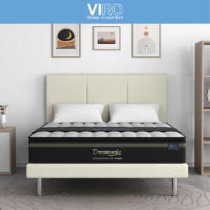 MAXCOIL VIRO Dream Workx 10'' Bonnell Spring Mattress with Bed Frame