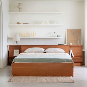 Voet Queen Bed Set (Bedframe with 2 side tables)
