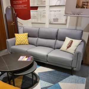 Carlo 3 Seater Leather Sofa 2.17m (Clearance)