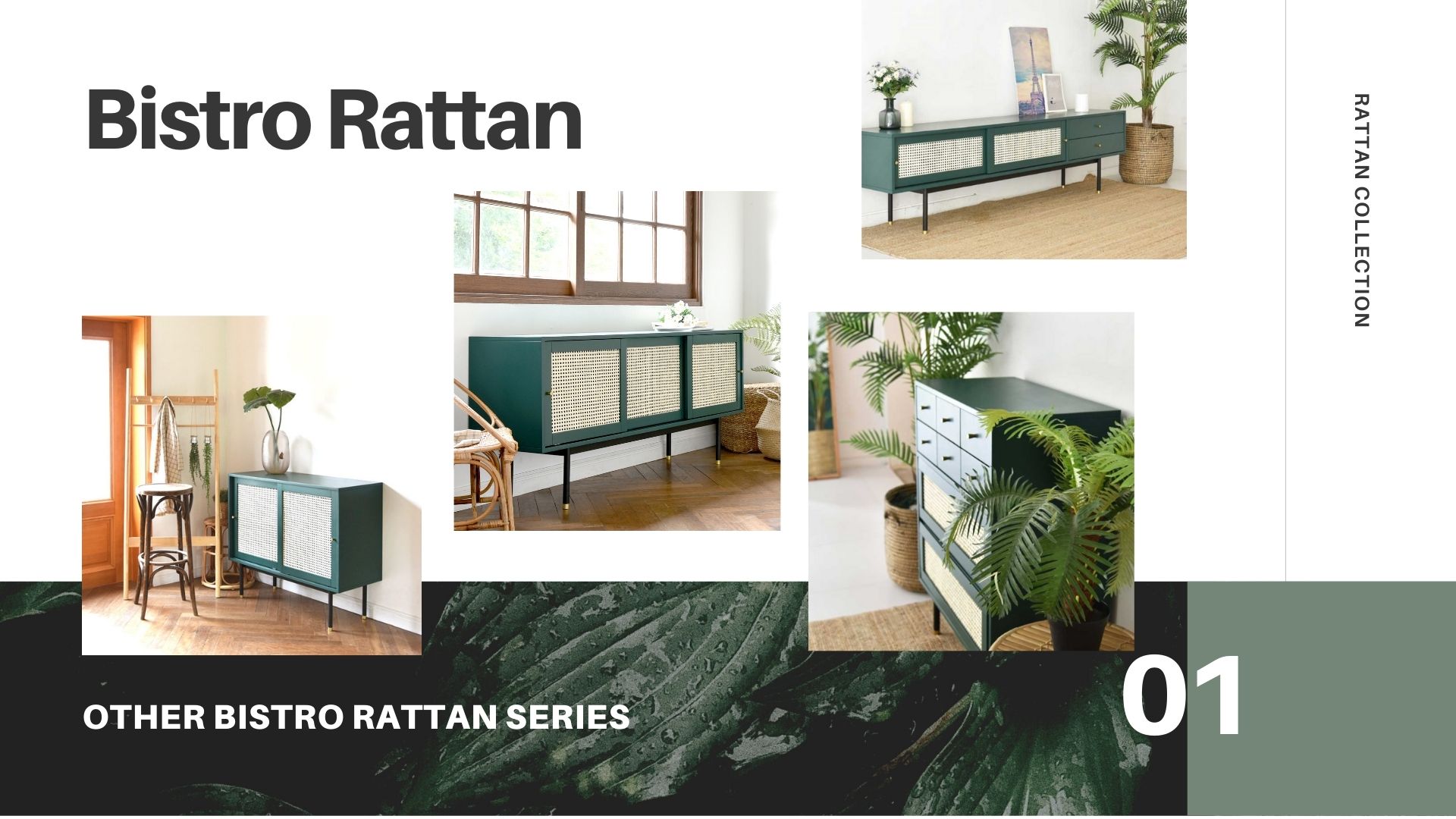 Bistro Series Collection Rattan Made