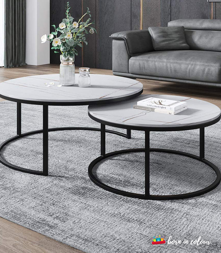 DIX Ceramic Nest Round Coffee Table Singapore