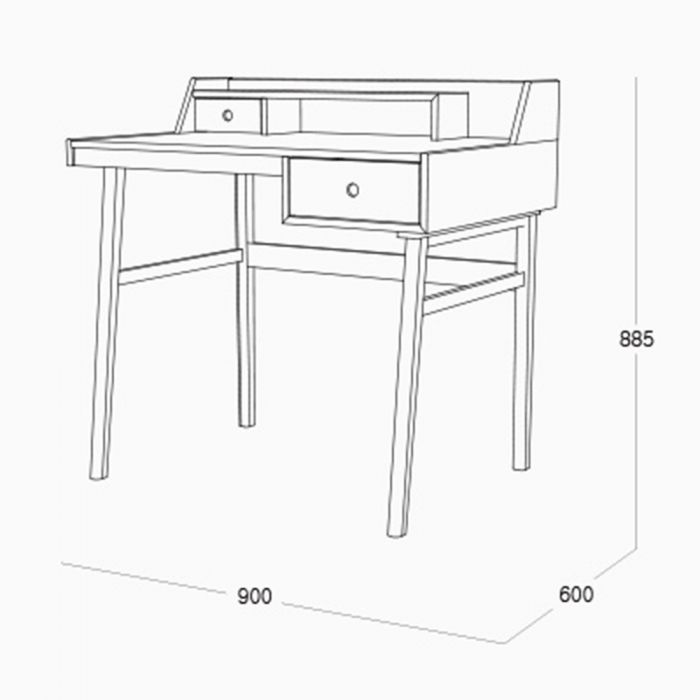 Continew Working Desk Measurements