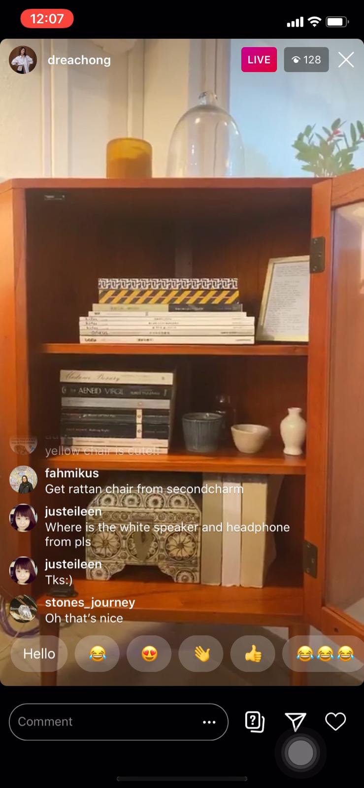 Born In Colour Skagen Danish Glass Cabinet (S) Featured in Andrea Chong's IG Live on Her DIY Workspace