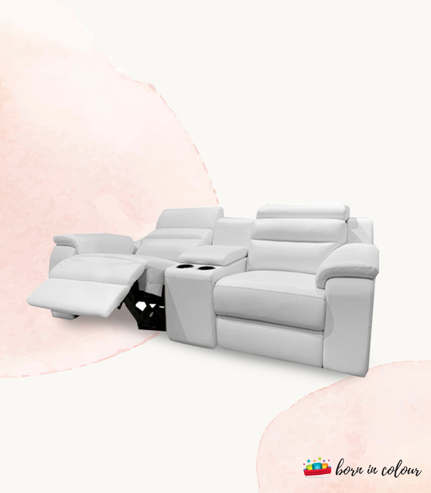 white recliner sofa in Singapore