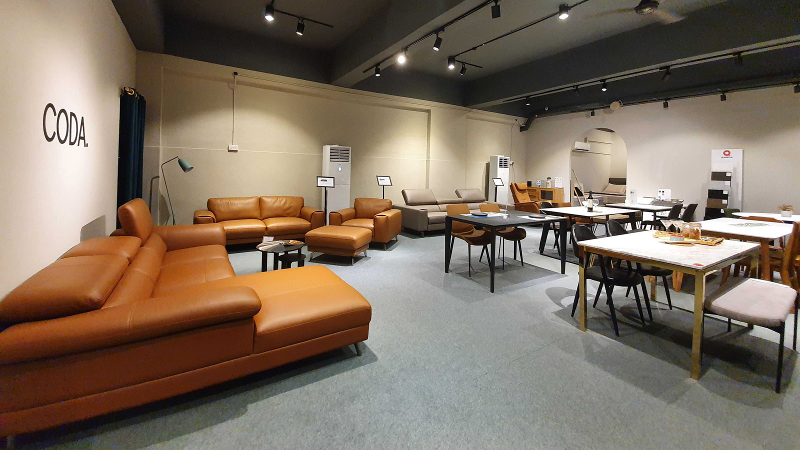 Yishun showroom Dining Section Coda. Sofa Section