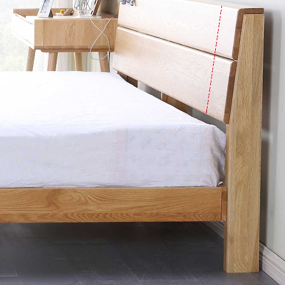 Yasu Nature Oak Bed Frame