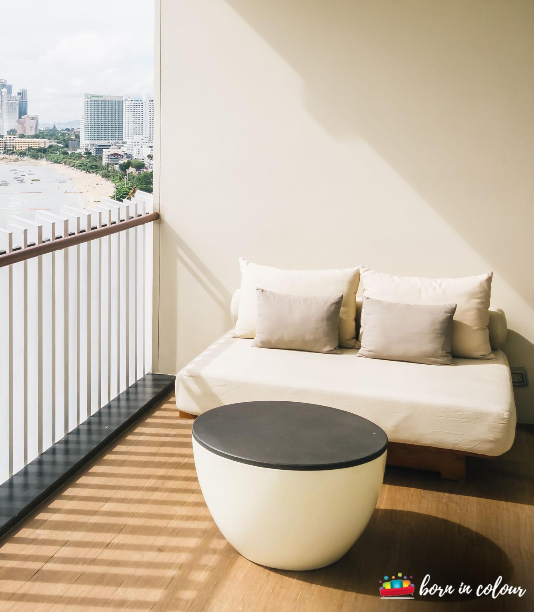 home balcony dining space in Singapore