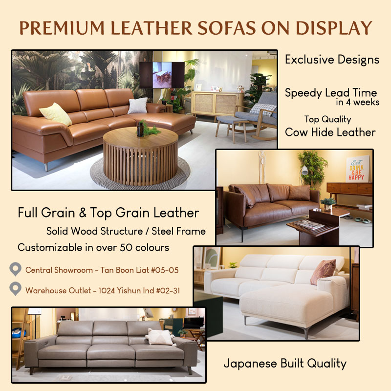 Best Leather Sofas in Singapore