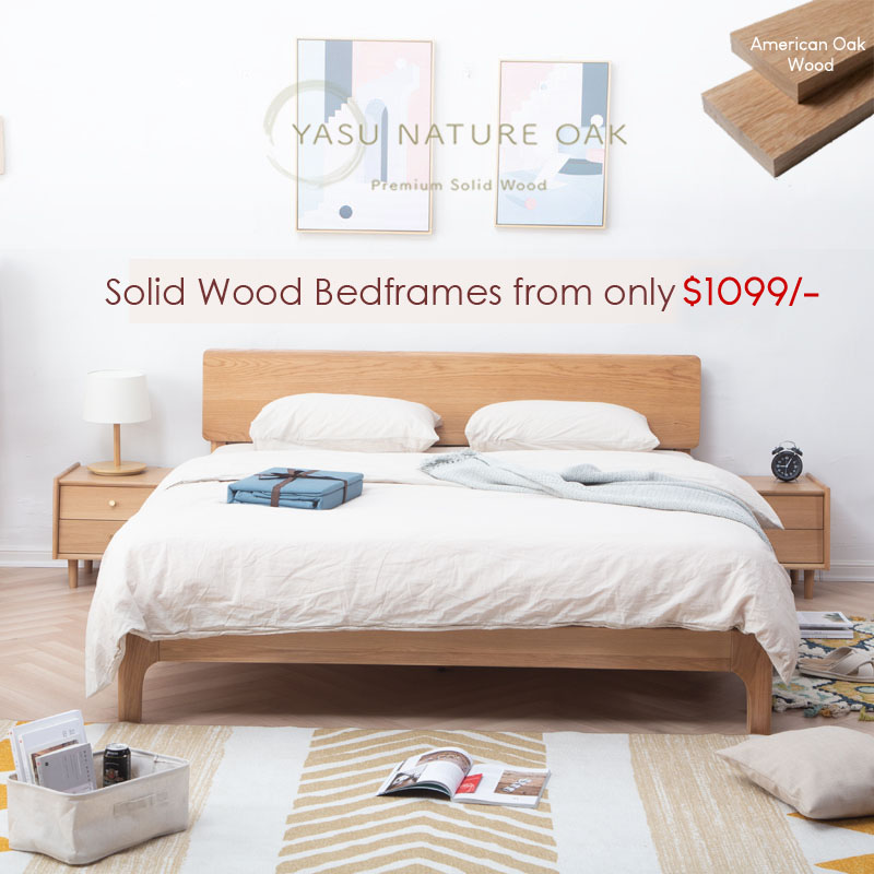 Yasu Solid Wood Bed Frame Collection